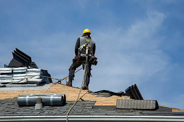 Professional Metal Roofing technician working in Randolph, ME